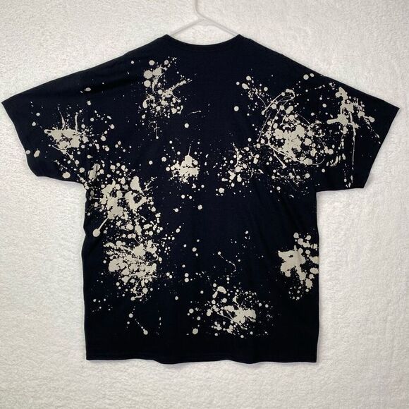 Havok by Liquid Blue Mens Pink Dark Side of the Moon Splatter T-Shirt Black 2XL - Picture 2 of 3
